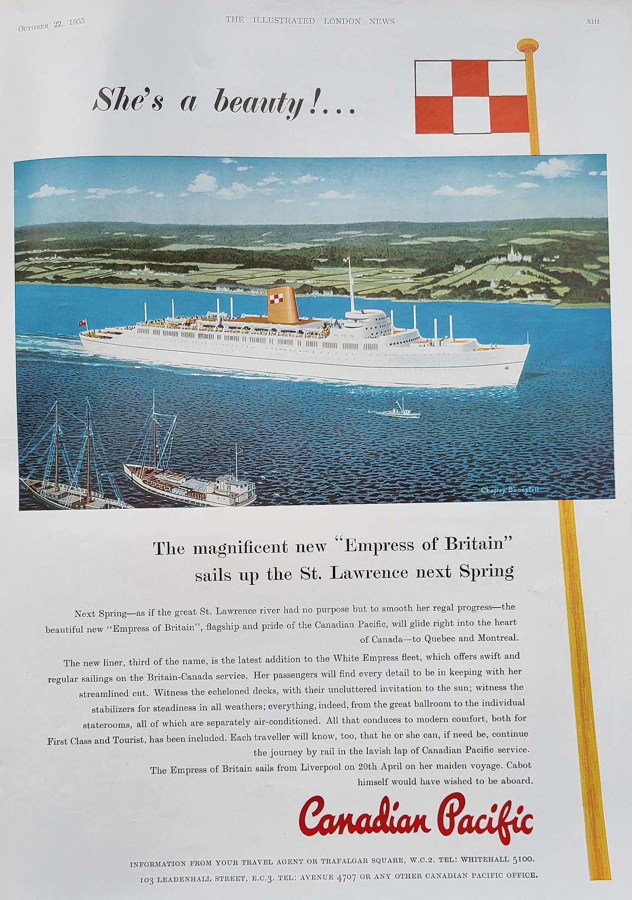 canadian pacific shipping advert